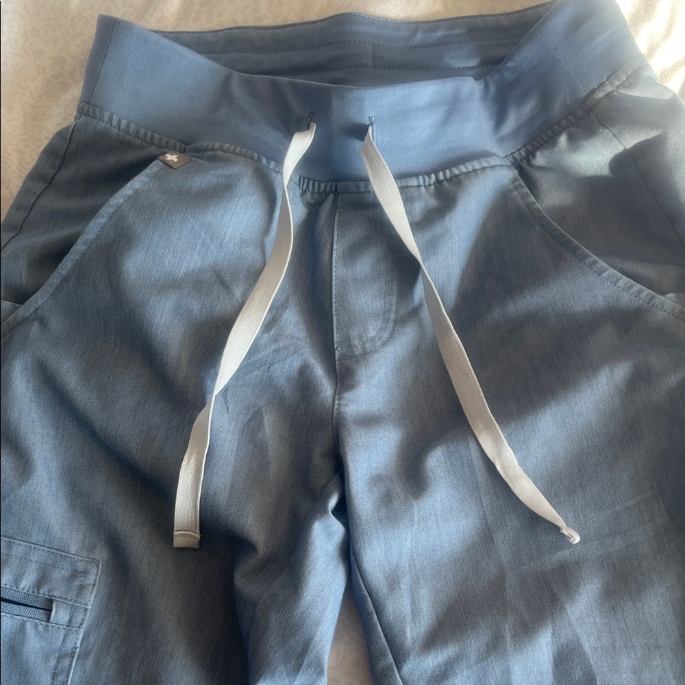 Figs Blue scrub Pants xxs